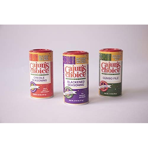 Creole Seasoning 3.8 Oz &Amp; Blackened Seasoning 2.75 Oz Cajuns Ch