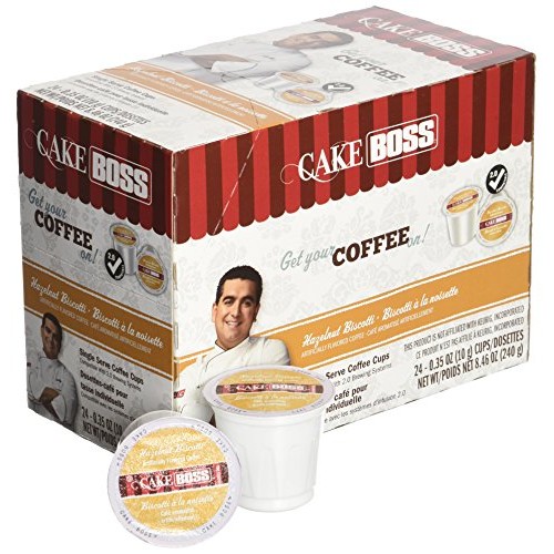 Cake Boss Coffee, Hazelnut Biscotti, 24 Count