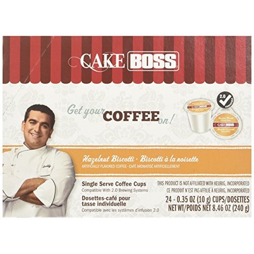 Cake Boss Coffee, Hazelnut Biscotti, 24 Count