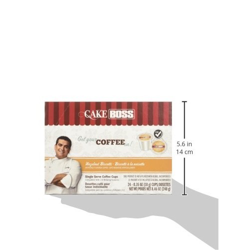 Cake Boss Coffee, Hazelnut Biscotti, 24 Count
