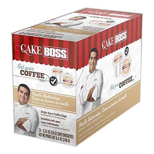 Cake Boss Coffee Vanilla Buttercream, 24Count