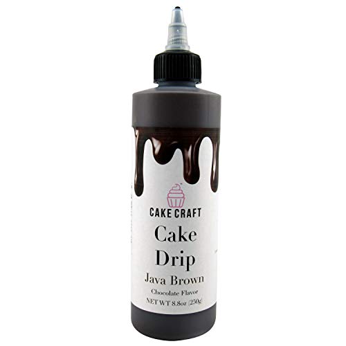 Cake Craft Java Brown Cake Drip Chocolate Flavor 8.8 Ounces