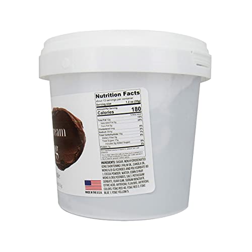 Cake Craft Whipped Buttercream 16 Ounces Chocolate, 16 Ounces