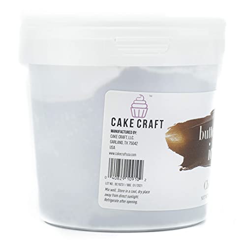 Cake Craft Whipped Buttercream 16 Ounces Chocolate, 16 Ounces
