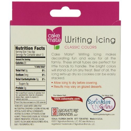 Cake Mate Writing Icing, 2.7 Oz