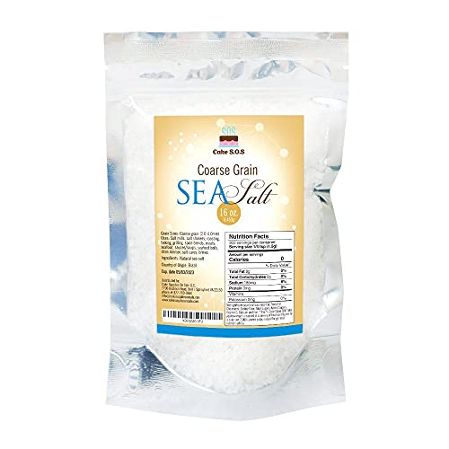 Premium Atlantic Sea Salt - Coarse Grain 16 Oz.