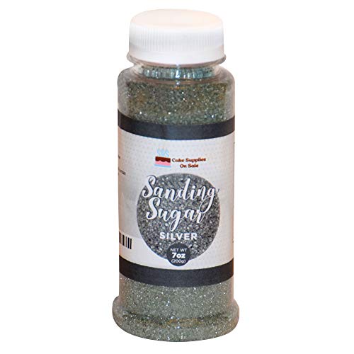 Sanding Sugar Silver 5.4 Oz