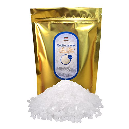 Mediterranean Sea Salt, Extra Coarse Grain 1 Lb.