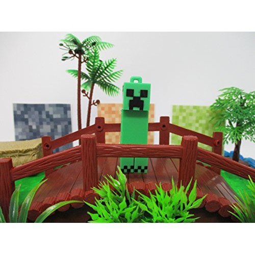 Gaming Themed Cake Topper Set Featuring Beloved Popular Gamer Ch