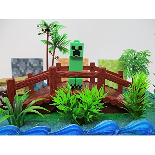 Gaming Themed Cake Topper Set Featuring Beloved Popular Gamer Ch