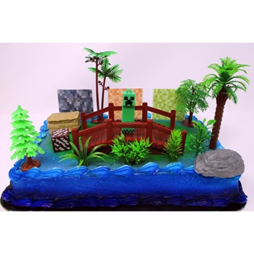 Gaming Themed Cake Topper Set Featuring Beloved Popular Gamer Ch