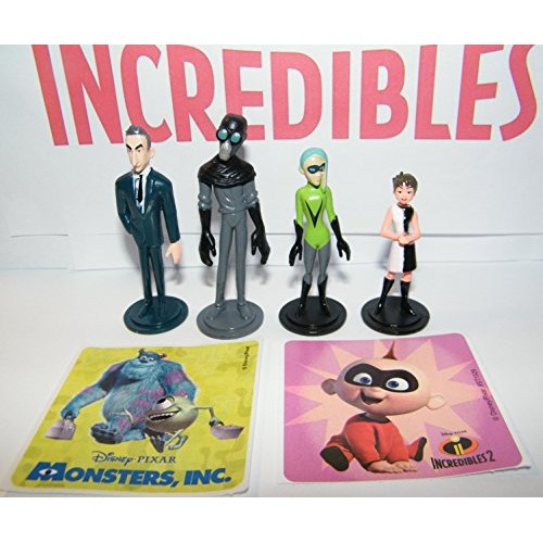 Disney Incredibles 2 Movie Deluxe Cake Toppers Cupcake Decoratio