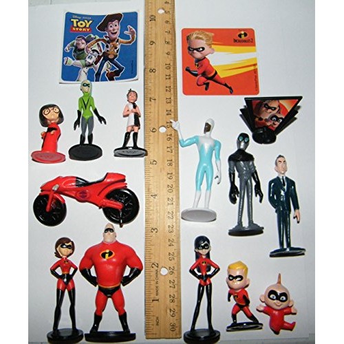 Disney Incredibles 2 Movie Deluxe Cake Toppers Cupcake Decoratio