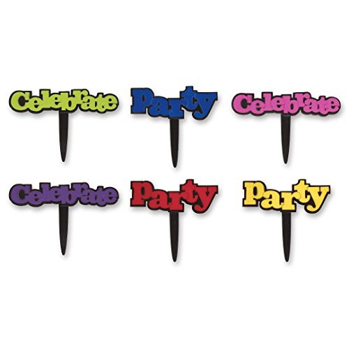 Cakepicke Cake Cupcake Topper Bright Celebrate &Amp; Party Cupcake P