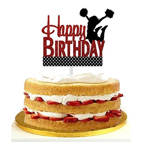 Cheerleader / Cheerleading Cake Decoration Topper Banner