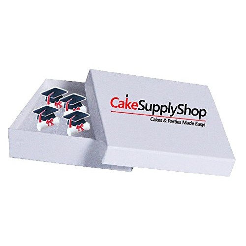 Bundleofbeauty Item#33962- Graduation Hat Edible Sugar Cupcake &Amp;