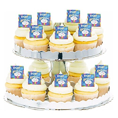 Happy Birthday Cupcake Cupcake / Food / Appetizer Decoration Top