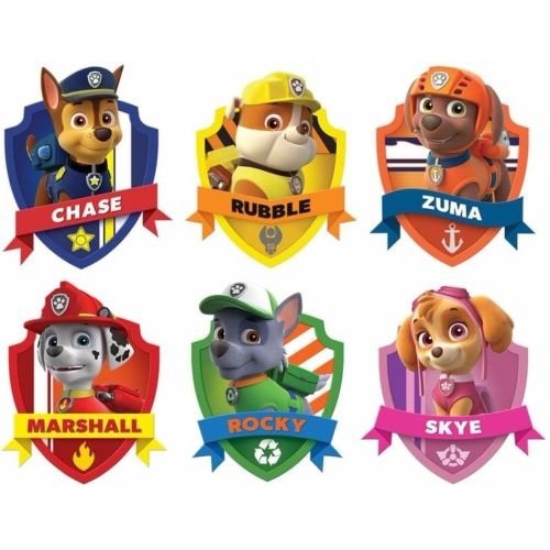 Cakeusa Paw Patrol Stickers Paw Patrol Decals Birthday Cake Topp