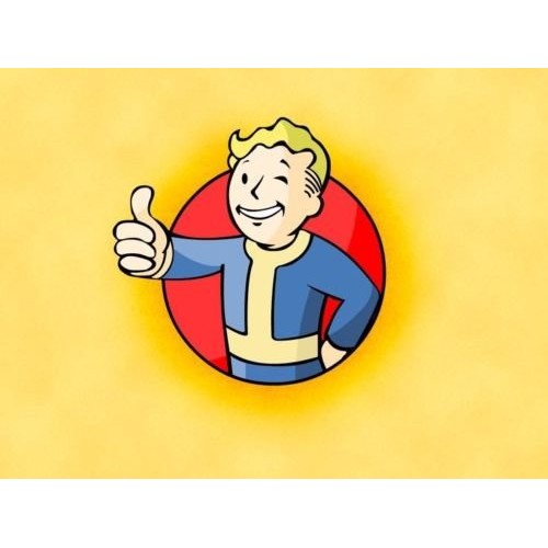 Cakeusa Fallout 4 Vault Boy Gaming Birthday 1/2 Size Frosting Sh