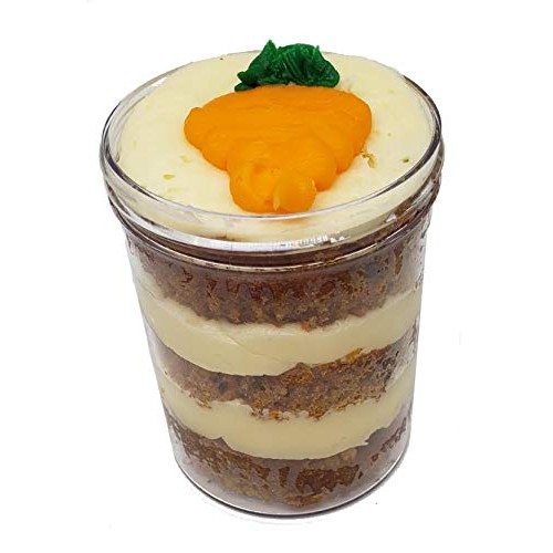 Cakeworx! Gourmet Carrot Crunch Cake / Cupcake In A Jar 8Oz Jar