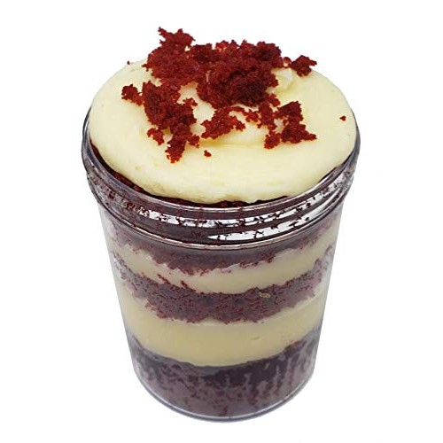 Cakeworx! Gourmet Creamy Red Velvet Cake / Cupcake In A Jar 8Oz