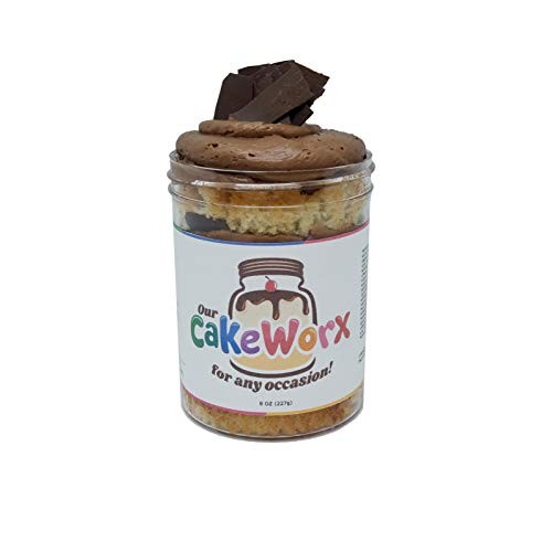 Cakeworx! Gourmet Vanilla &Amp; Chocolate Cake / Cupcake In A Jar 8
