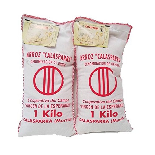 Calasparra Rice Paella Rice - 2 Bags, 4.4 Lbs