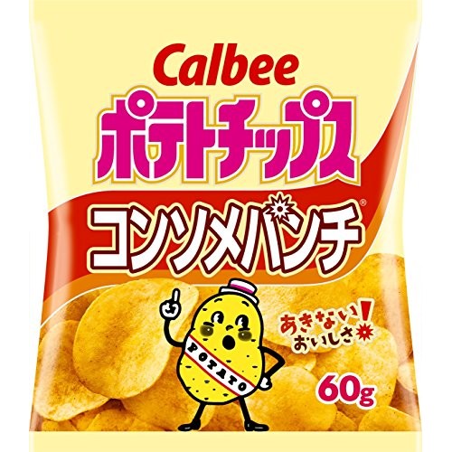 Calbee, Calorie 25off Potato Chips, Consomme Flavor, Japanese