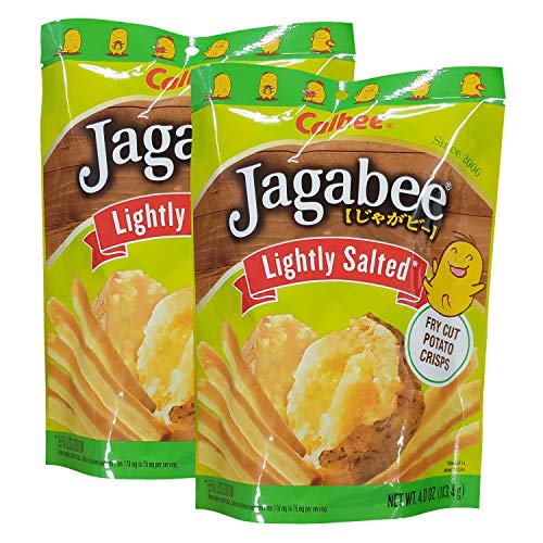 Calbee Jagabee Lightly Salted Potato Crisps 113.4G, 2 Pack