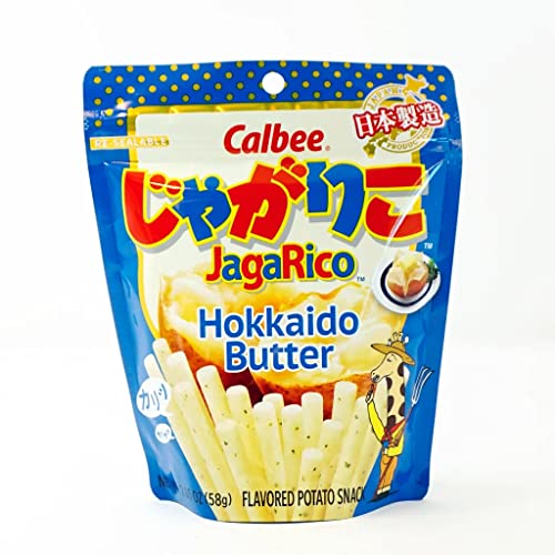 Calbee JagaRico Jagariko Hokkaido Butter Potato Snack, Made in...