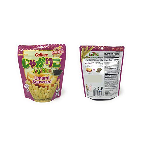 Calbee JagaRico Potato Sticks: Umami Seaweed, Hokkaido Butter an...