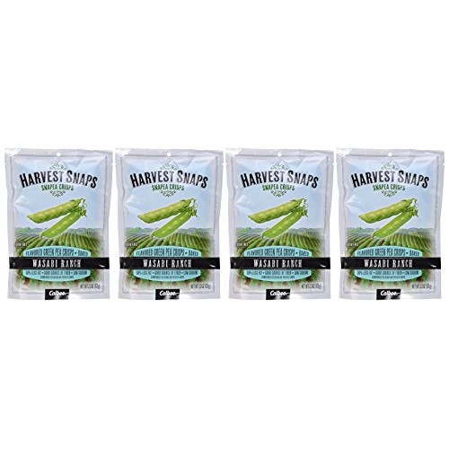 Calbee Snapea Crisps - Wasabi Ranch, 3.3 Ounce Pack Of 4