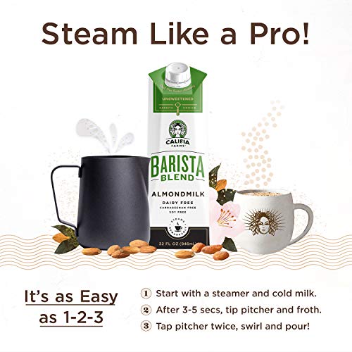 Califia Farms - Almond Milk, Unsweetened Barista Blend, 32 Oz P