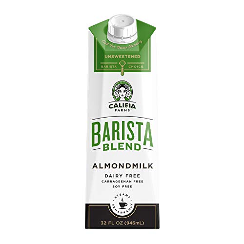 Califia Farms - Almond Milk, Unsweetened Barista Blend, 32 Oz P