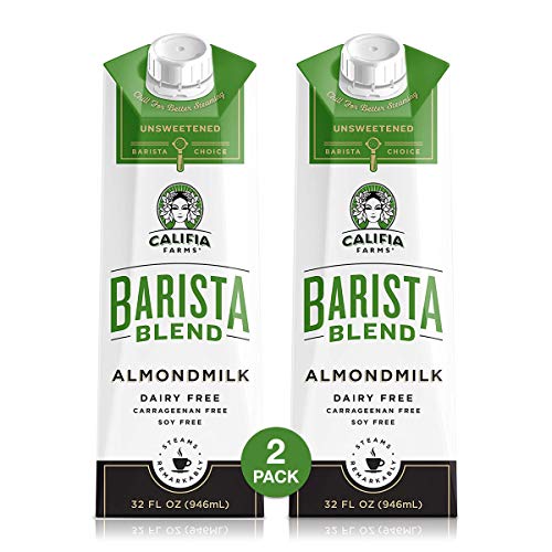 Califia Farms Barista Blend Almond Milk, Unsweetened, 32 Ounce
