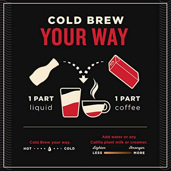 Califia Farms - Cold Brew Coffee Concentrate, Unsweetened, 32 oz...