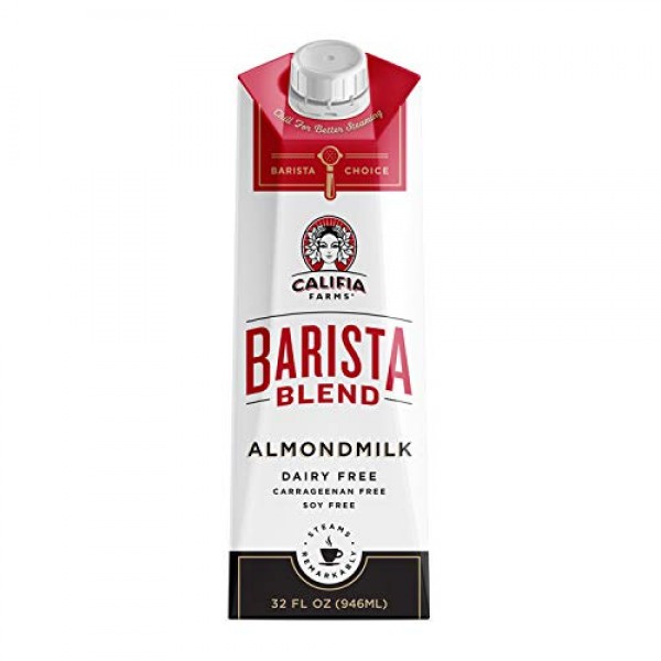 Califia Farms Original Almondmilk Barista Blend, 32 Oz Pack Of