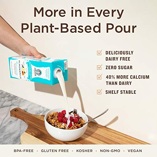 Califia Farms - Shelf Stable Almond Milk, Unsweetened Vanilla, 3