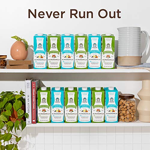 Califia Farms - Shelf Stable Almond Milk, Unsweetened Vanilla, 3