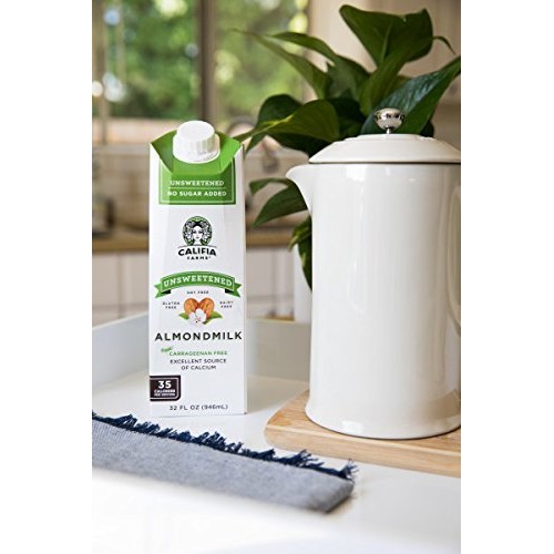 Califia Farms Shelf Stable Unsweetened Almondmilk, Dairy Free, W
