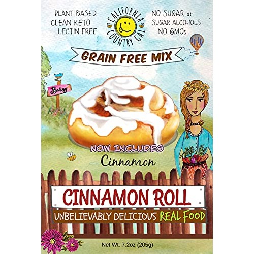 Paleo-Keto Friendly-Grain Free Cinnamon Roll Mix 10.2 Oz