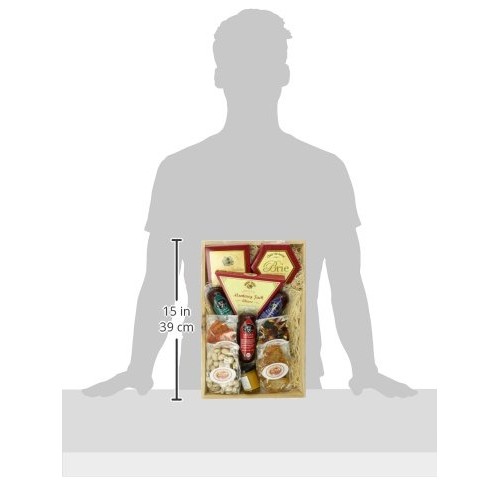 California Delicious Meat And Cheese Gift Crate Deluxe