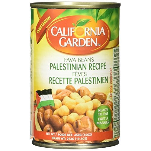 California Garden Fava Beans Palestinian Recipe 450G 4 Cans
