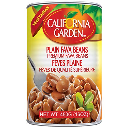 California Garden - Premium Fava Beans, Plain 6 Pack 16Oz X 6