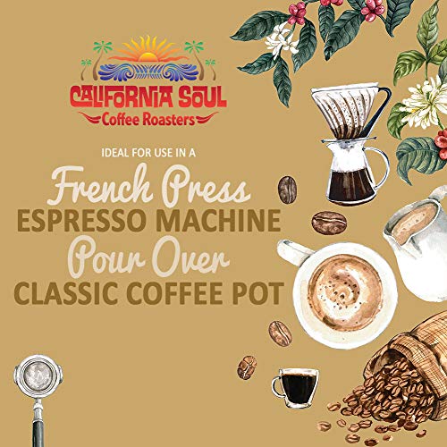California Soul Gourmet Whole Bean Coffee - Single Origin, Brazi