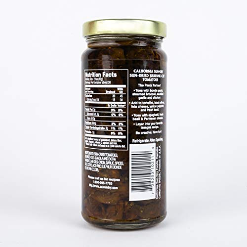 California Sun Dry Sun-Dried Julienne Cut Tomatoes With Herbs 8.