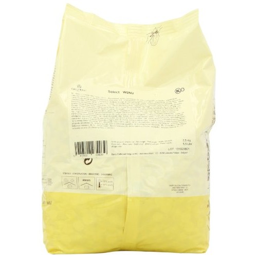 Belgian White Chocolate Baking Callets Chips - 1 Bag, 5.5 Lbs