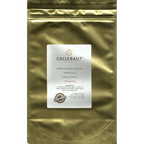 Callebaut Chocolate Callets Semisweet Small Discs 53.8% Cacao