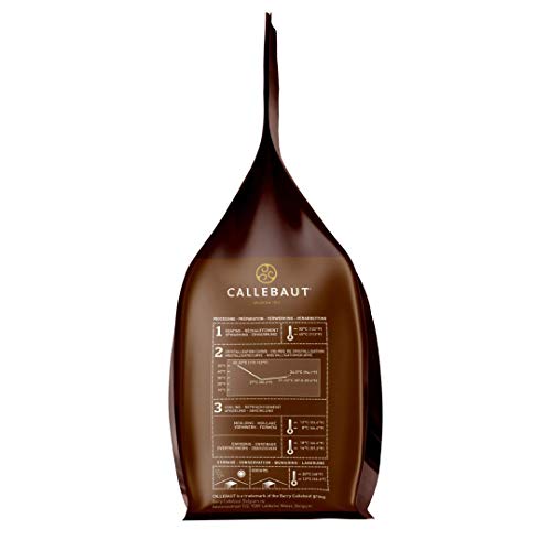Callebaut Belgian Dark Couverture Chocolate Semisweet Callets, 5