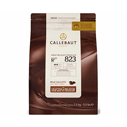 Callebaut Recipe No. 823 Finest Belgian Milk Chocolate With 33.6